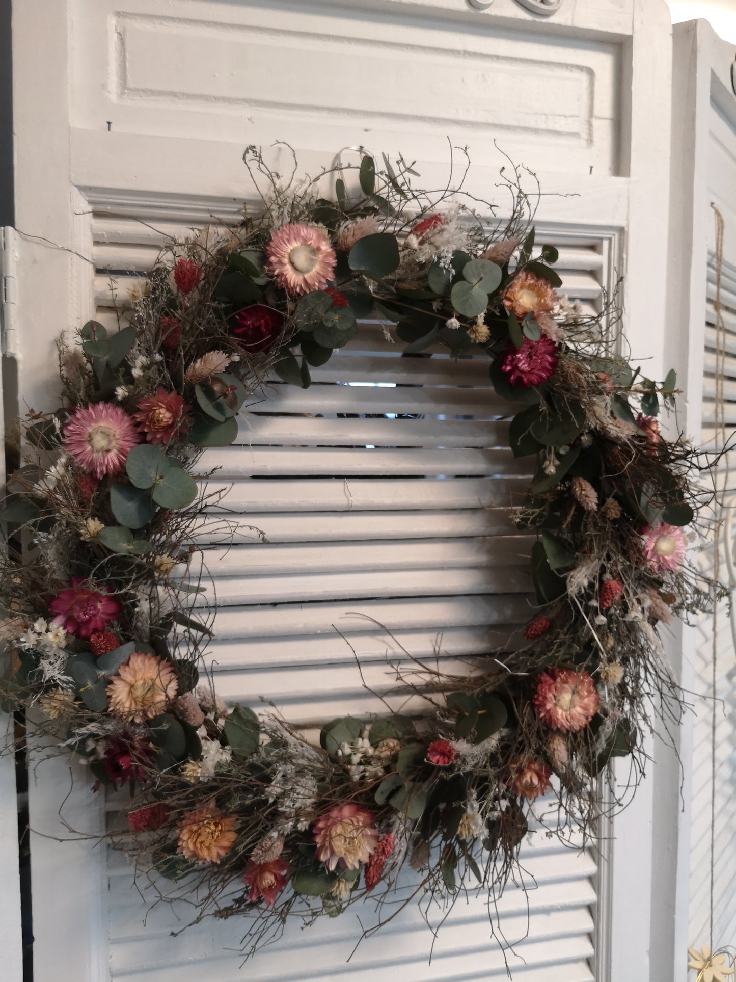 Trockenblumen Kranz - Farbe bekennen