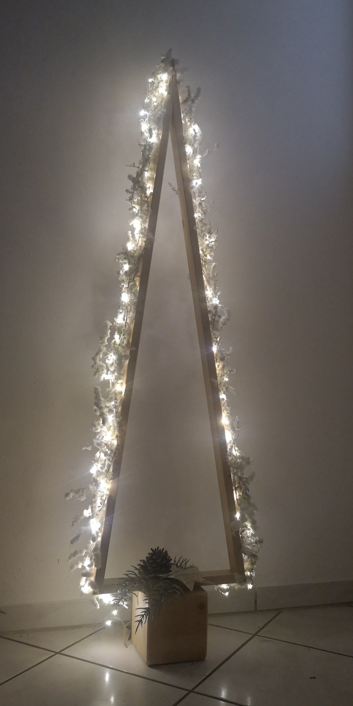 Rustikale Weinachtsbäume